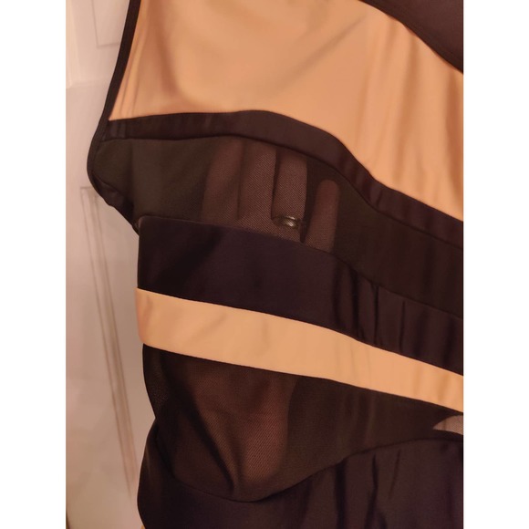 One Piece Swimsuit Mesh V Neck Sz 2XL   NWOT - Picture 4 of 5